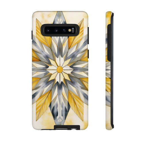 Sunshine Bloom Mosaic - Impact Resistant Phone Case Samsung Galaxy S10 Matte